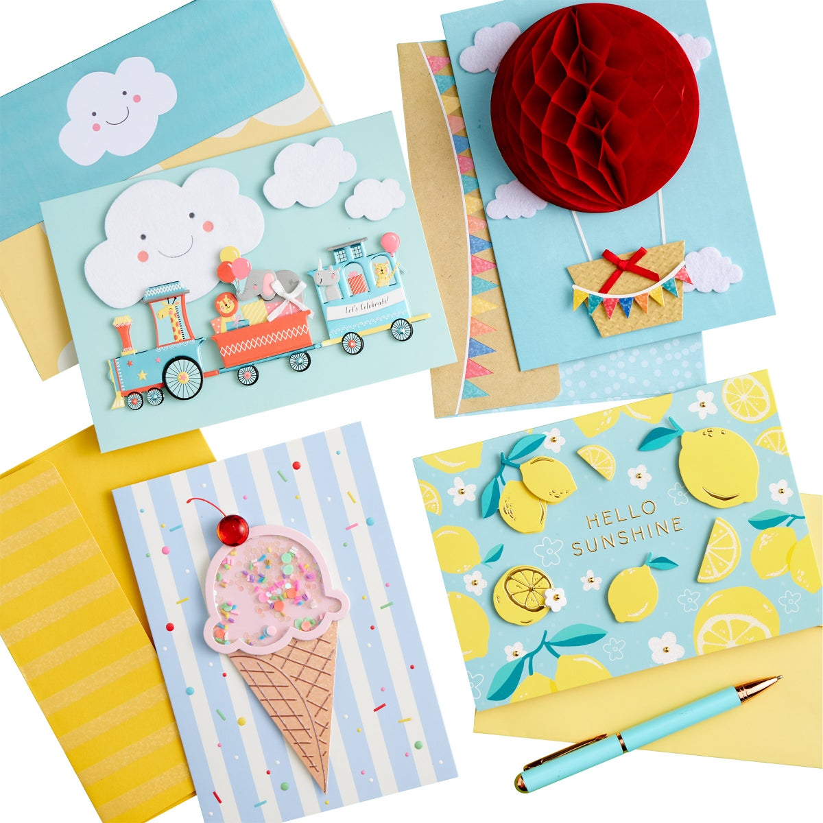 NEW - Hand Crafted All Occasion Greeting Cards, 40-count  - Retail $26