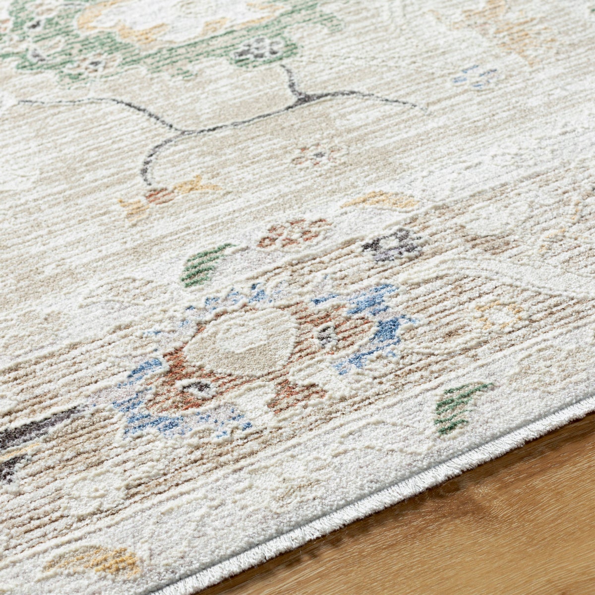 Peighton Area Rug Collection, Cream, Rug Size: 5 ft. x 7 ft. 9in.