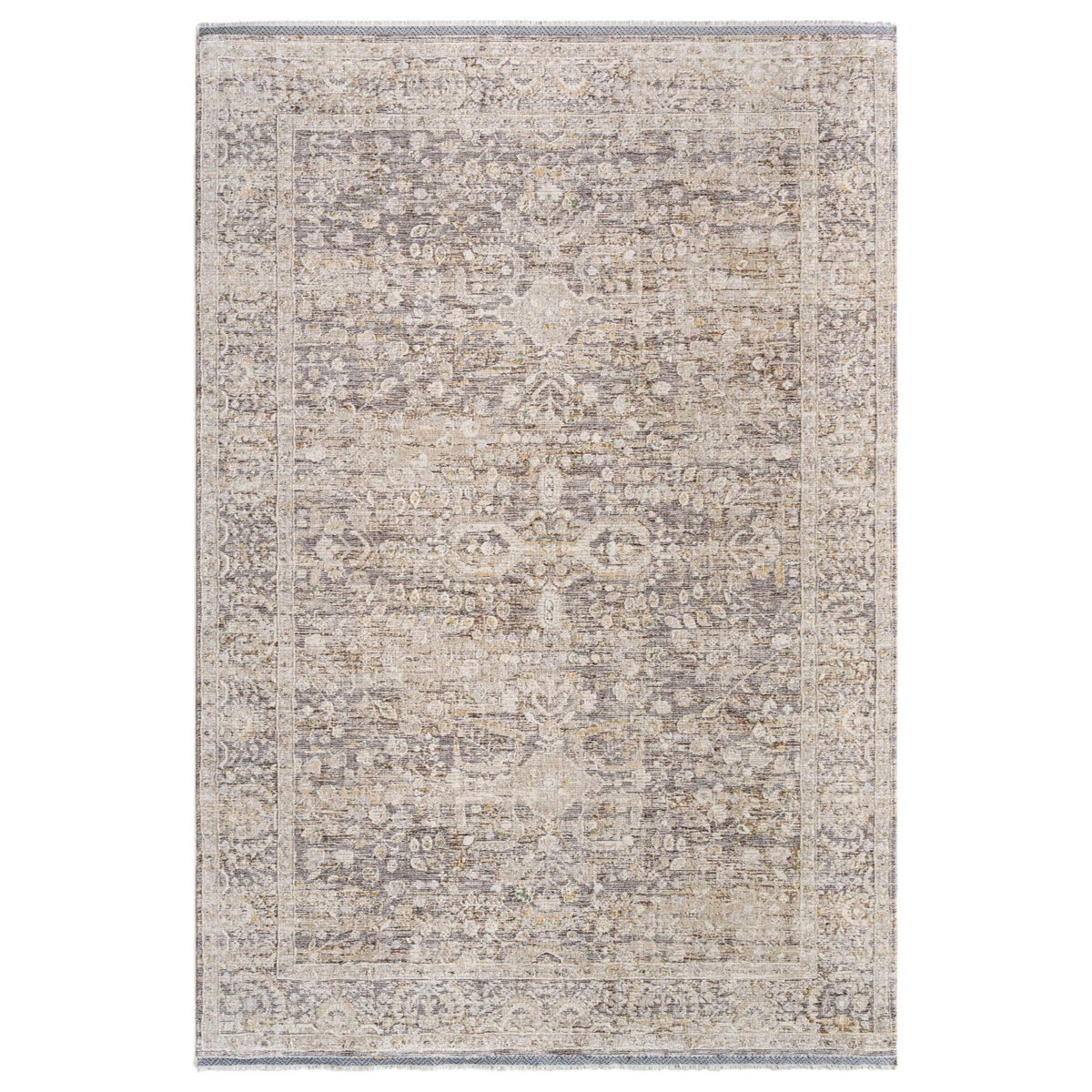 Peighton Area Rug Collection, Gray, Rug Size: 5ft. x 7ft. 9in.