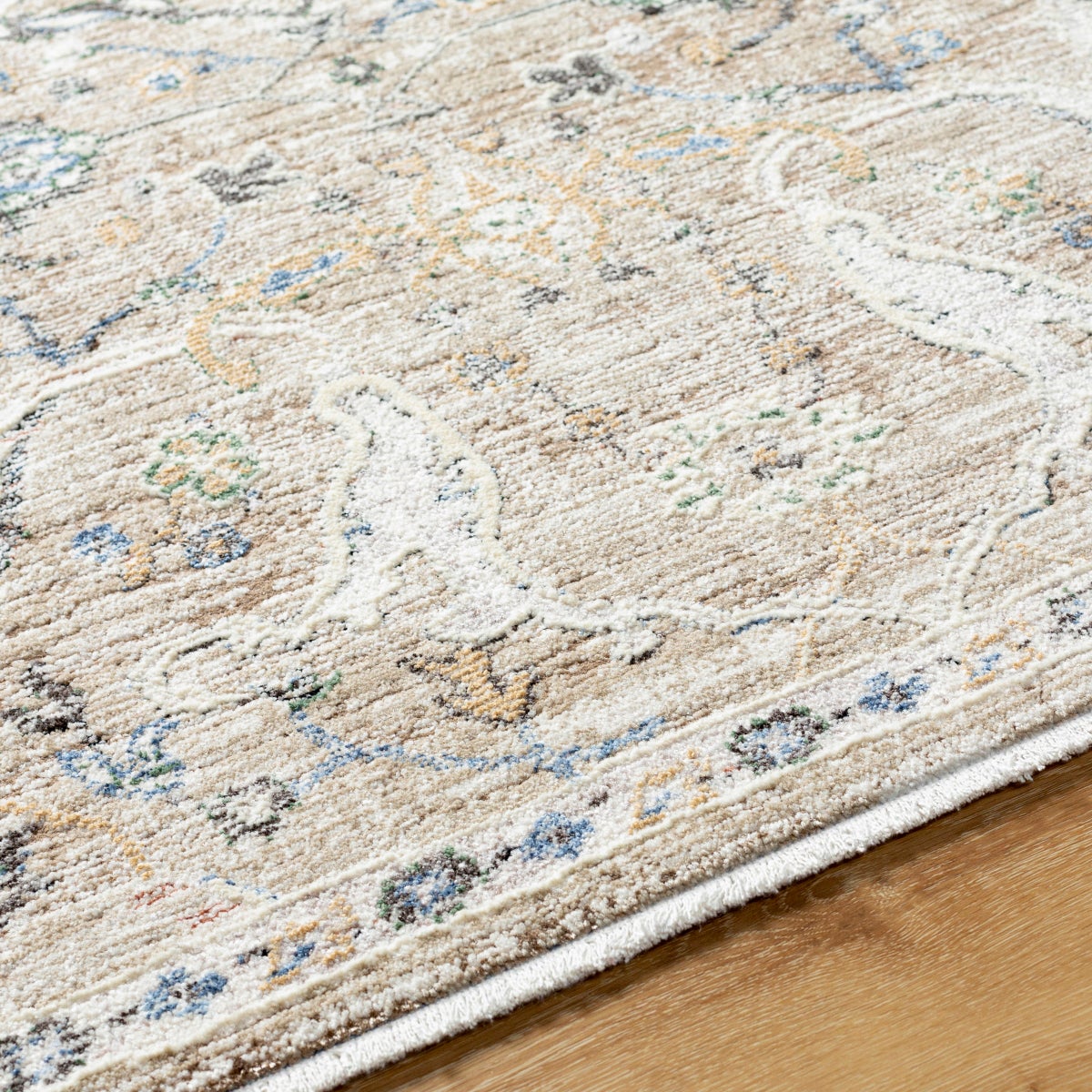Peighton Area Rug Collection, Tan, Rug Size: 5 ft. by 7 ft. 5 in.