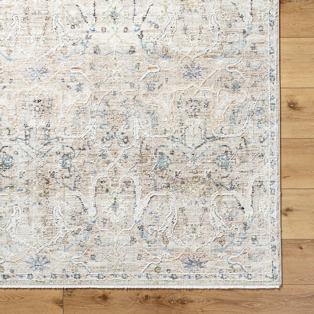 Peighton Area Rug Collection, Tan, Rug Size: 6 ft. 6 in. x 9 ft