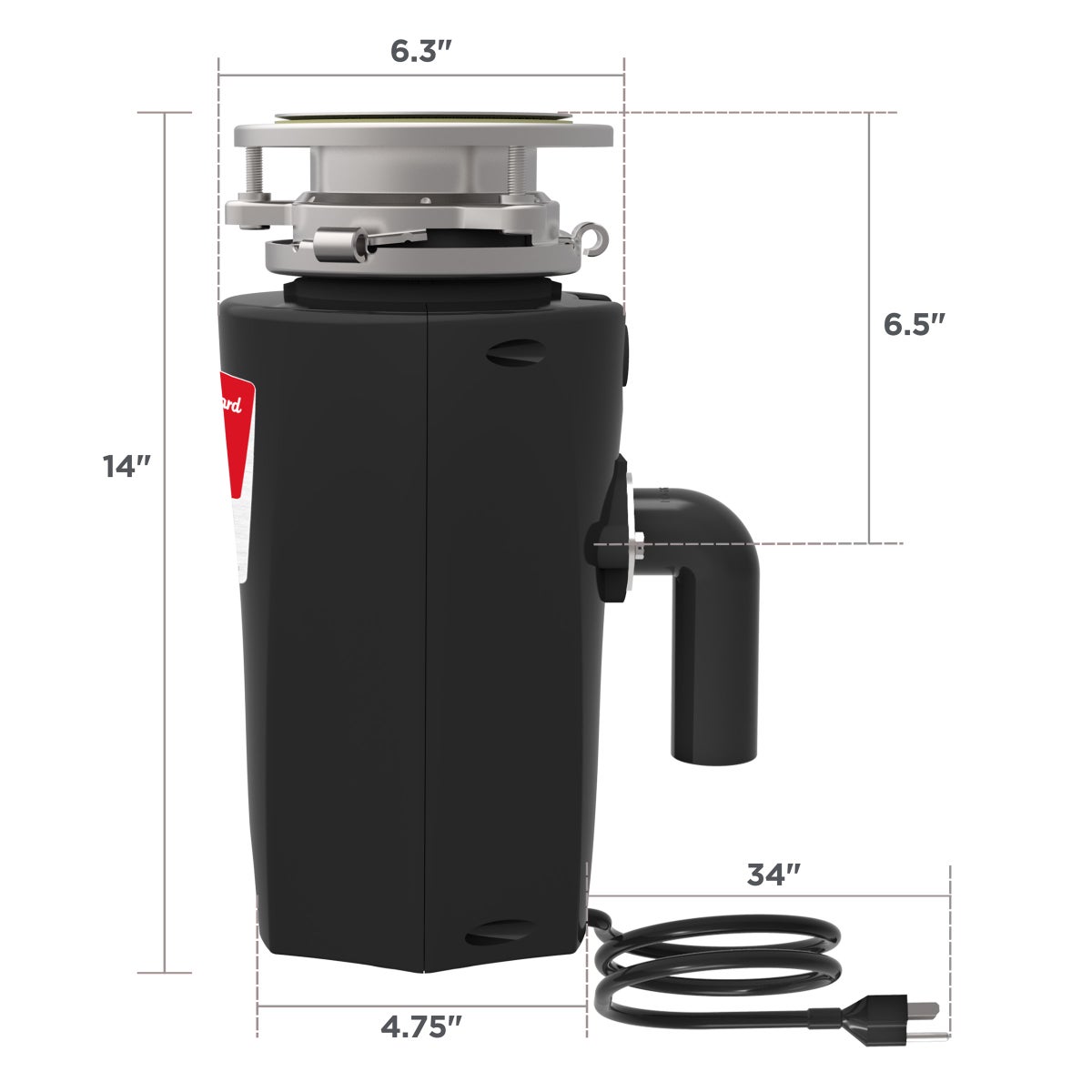 American Standard Slim-Line 1.25HP Garbage Disposer