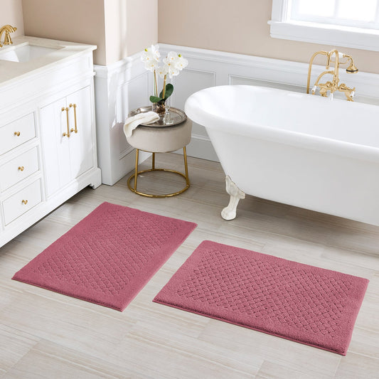 Charisma Drylon Diamond Bath Rugs, 2-pack