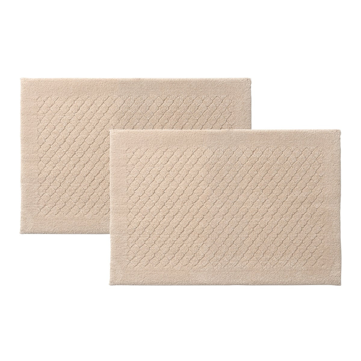 Charisma Drylon Diamond Bath Rugs, 2-pack