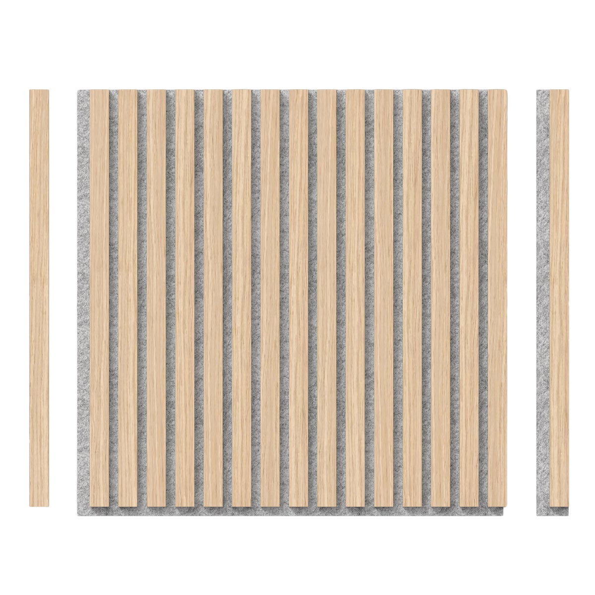 Artika Sonolok Sound-Absorbing Slatted Panel Kit - Oak
