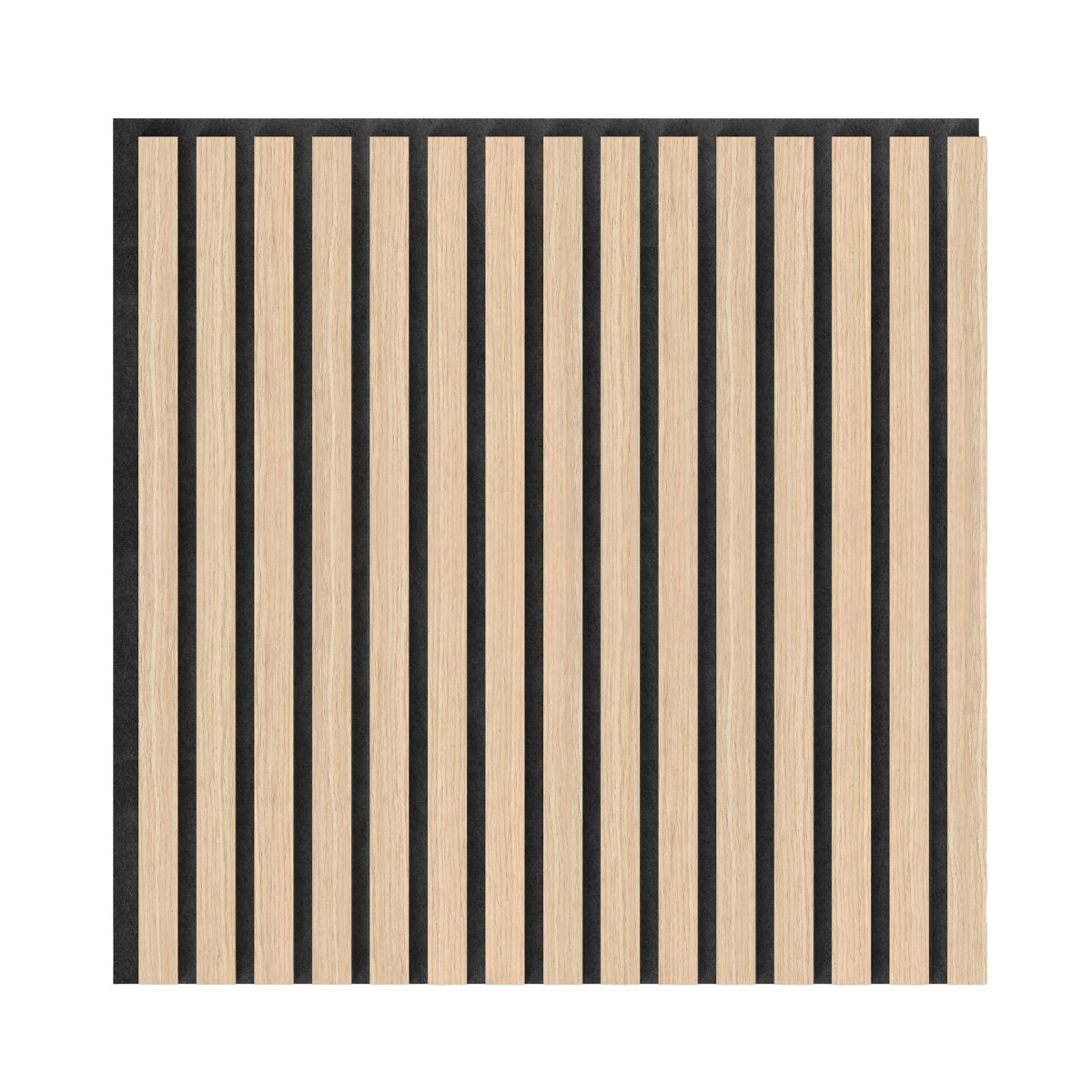 Artika Sonolok Sound-Absorbing Slatted Panel Kit - Oak and Black