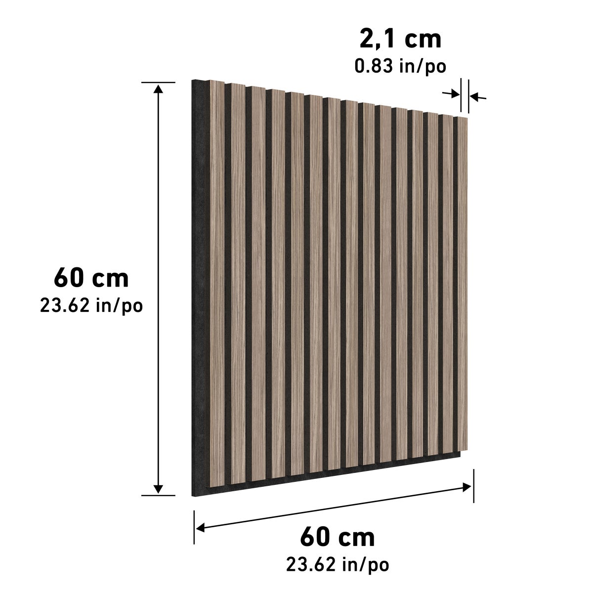 Artika Sonolok Sound-Absorbing Slatted Panel Kit