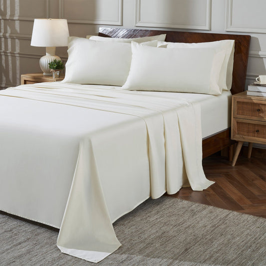TheraLuxe by Therapedic KING 300 Thread Count Garment Washed 6-piece Sheet Set