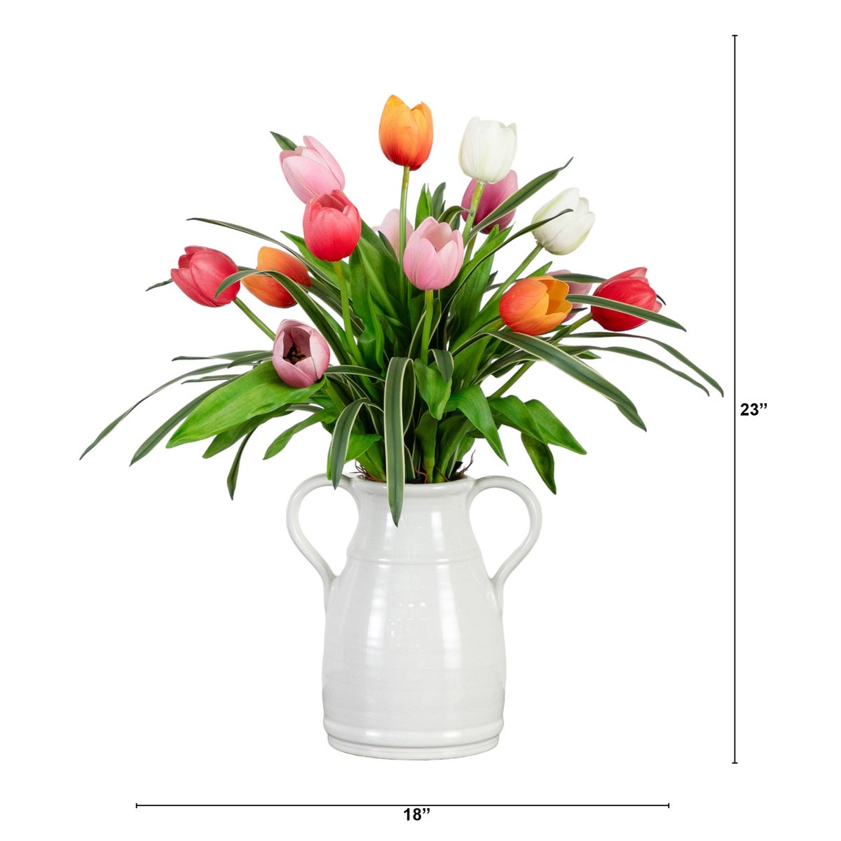 Faux 23” Tulip Arrangement - Retail $51