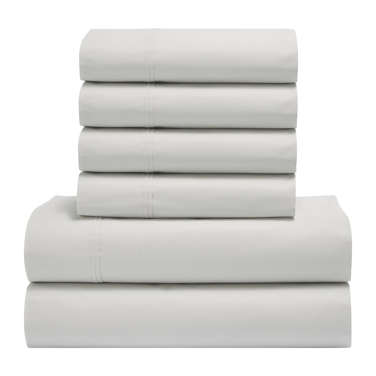 TheraLuxe by Therapedic 300 Thread Count 6-piece Peached Percale Sheet Set, Queen, Green