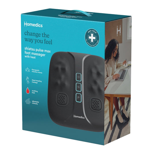 NEW - Homedics Shiatsu Pulse Max Foot Massager with Heat