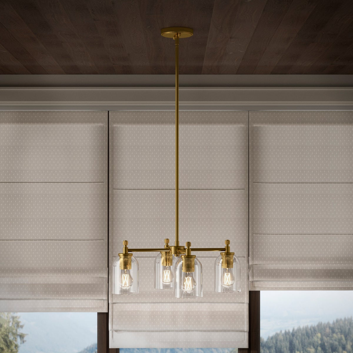 Kohler Orime Gold 20" Adjustable Chandelier