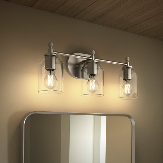 Kohler Orime Three-Light Wall Sconce, Brushed Nickel