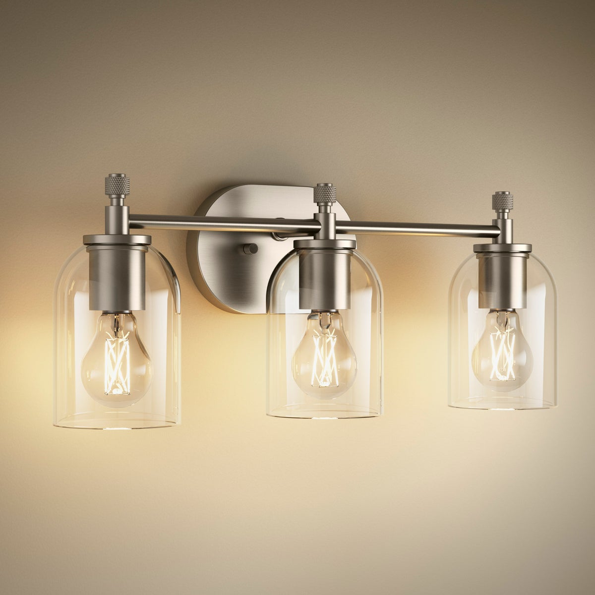 Kohler Orime Three-Light Wall Sconce, Brushed Nickel