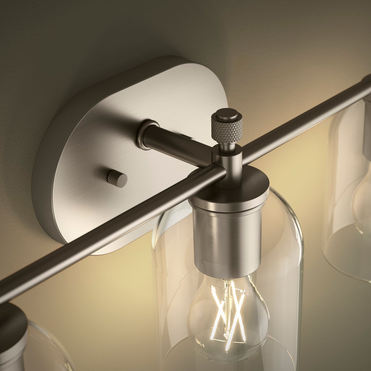 Kohler Orime Three-Light Wall Sconce, Brushed Nickel