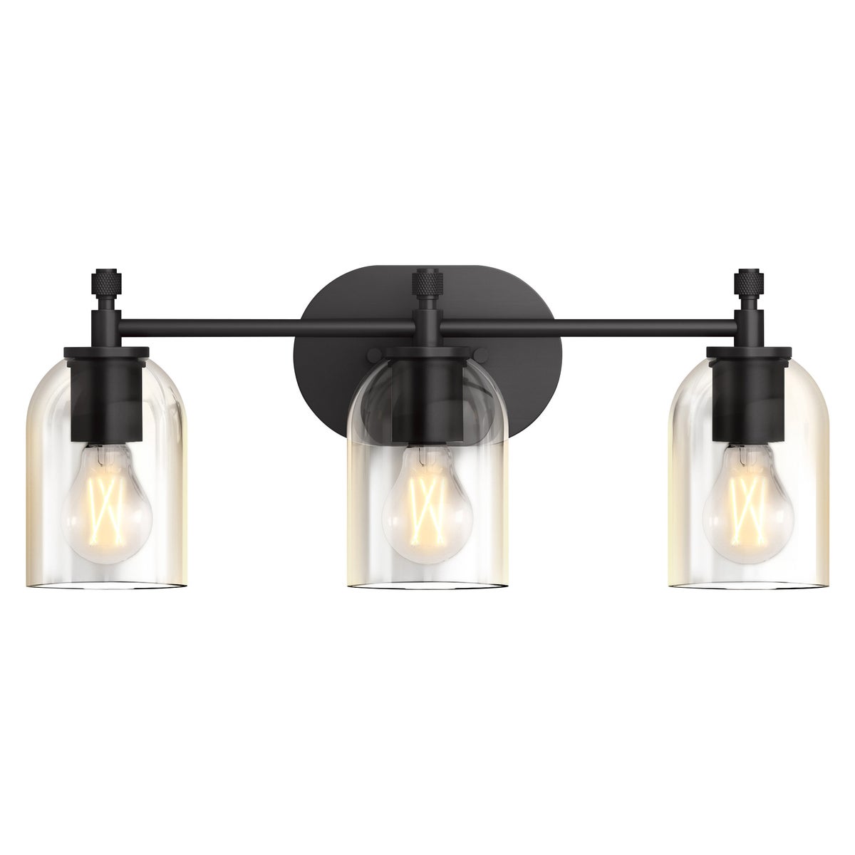 Kohler Orime Three-Light Wall Sconce, Matte Black