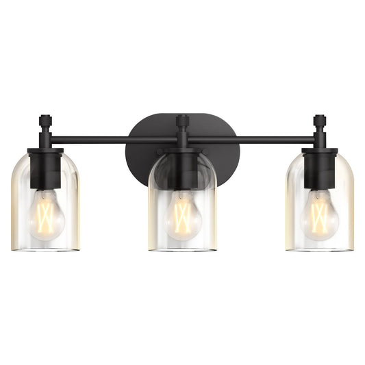 Kohler Orime Three-Light Wall Sconce, Matte Black