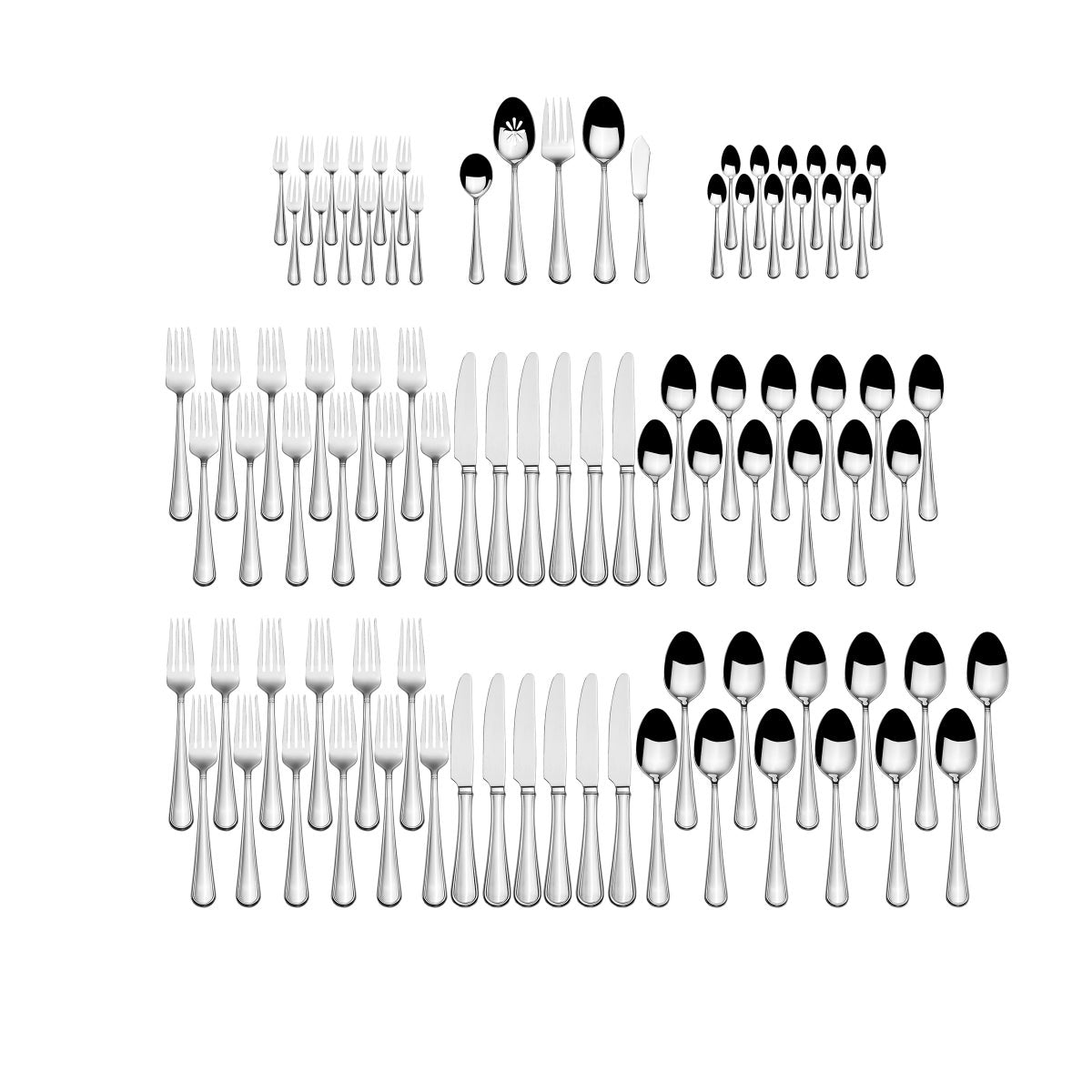 Mikasa Virtuoso 114-piece Flatware and Caddy Set