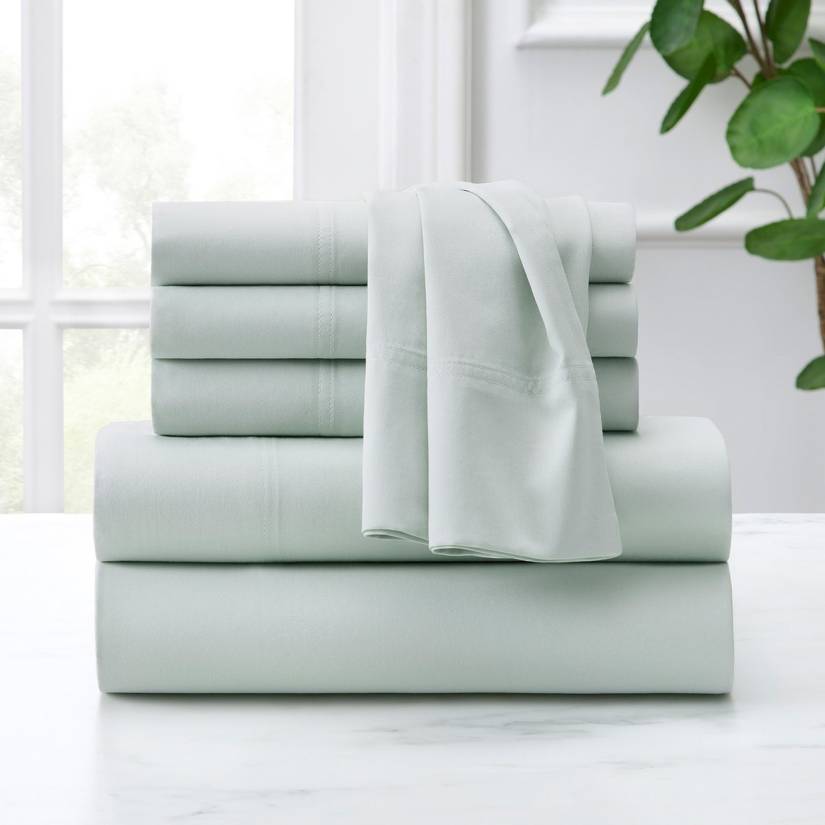 Purely Organic KING 300 Thread Count 6-piece 100% Turkish Organic Cotton Sheet Set