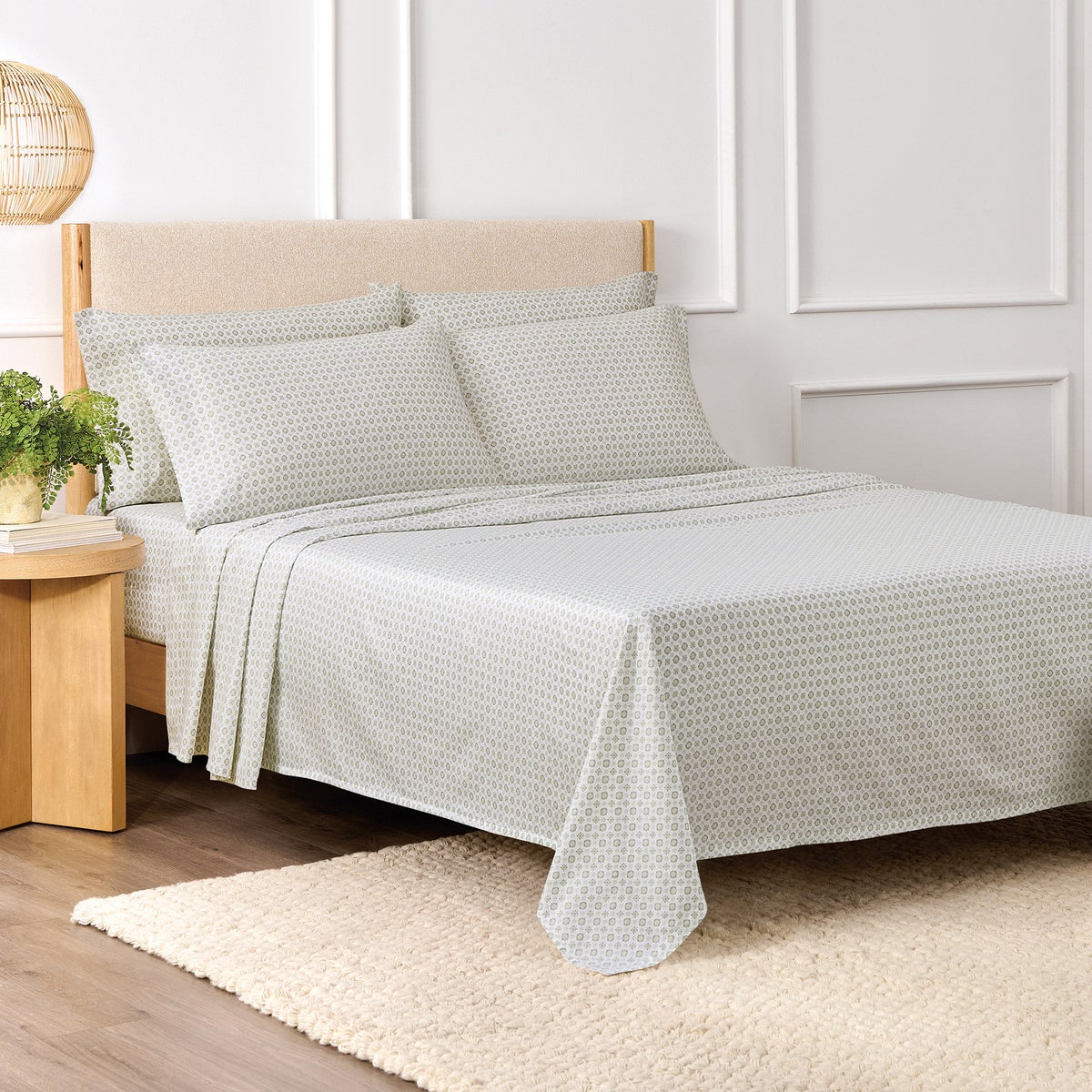 Purely Organic 300 Thread Count 6-piece 100% Turkish Organic Cotton Sheet Set