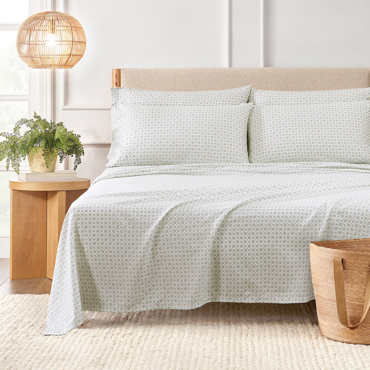 Purely Organic 300 Thread Count 6-piece 100% Turkish Organic Cotton Sheet Set