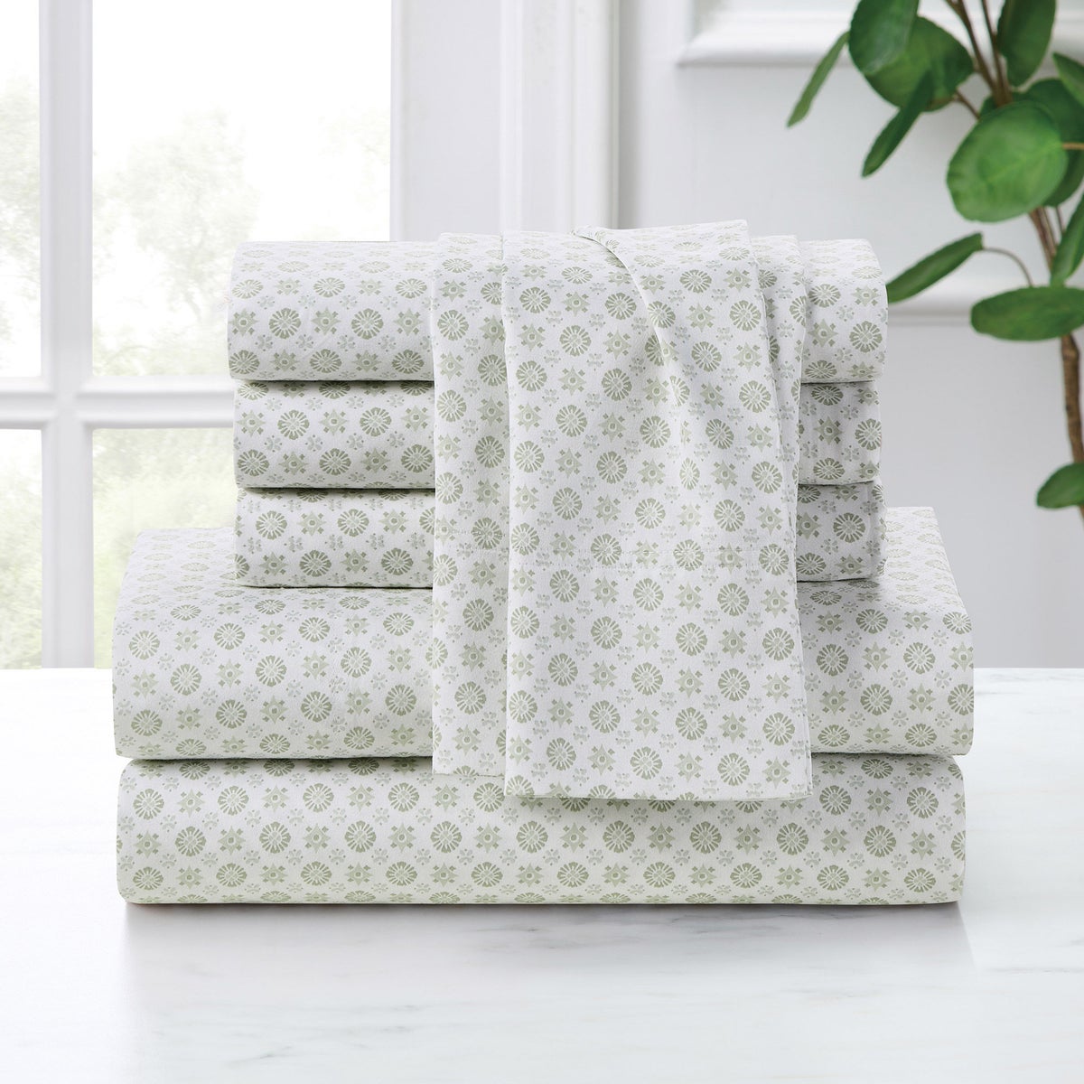 Purely Organic 300 Thread Count 6-piece 100% Turkish Organic Cotton Sheet Set