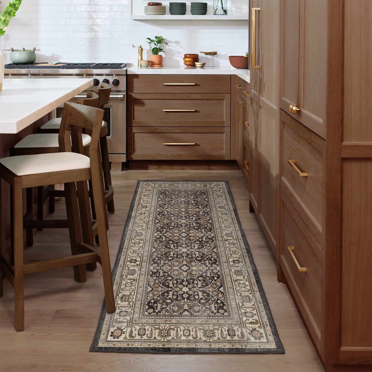 Ruggable Flatwoven Washable Alessia Runner Rug, 2'6" x 7'