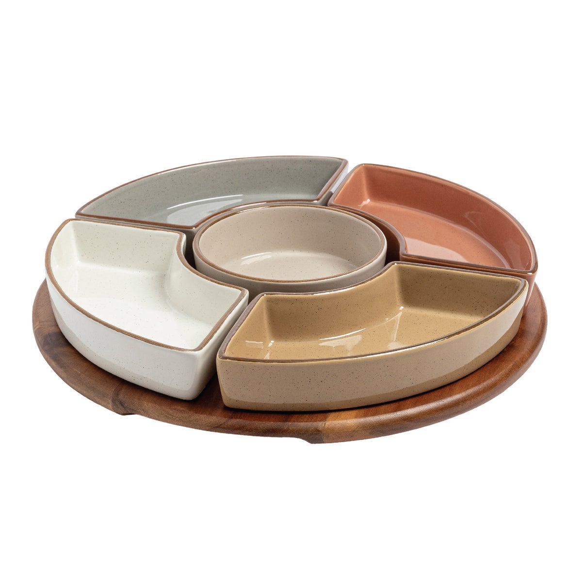 over&back Options Lazy Susan, 6-piece