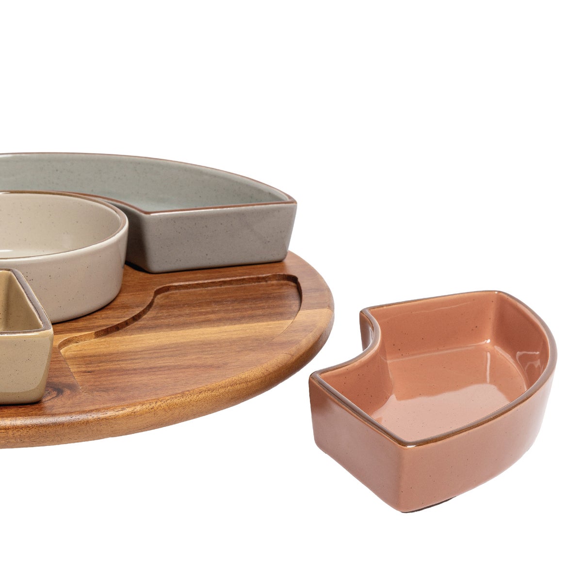 over&back Options Lazy Susan, 6-piece