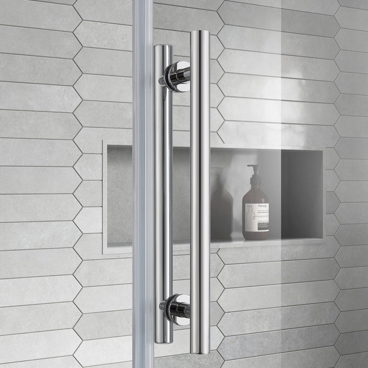 NEW - OVE Decors Renfrew Frameless Soft-close Sliding Shower Door