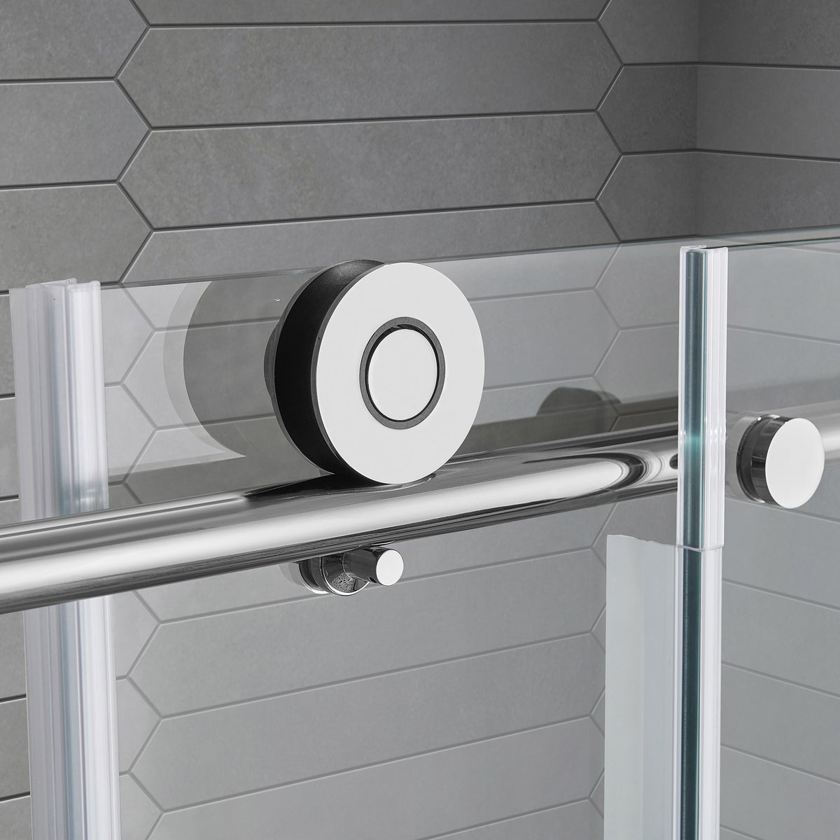 NEW - OVE Decors Renfrew Frameless Soft-close Sliding Shower Door