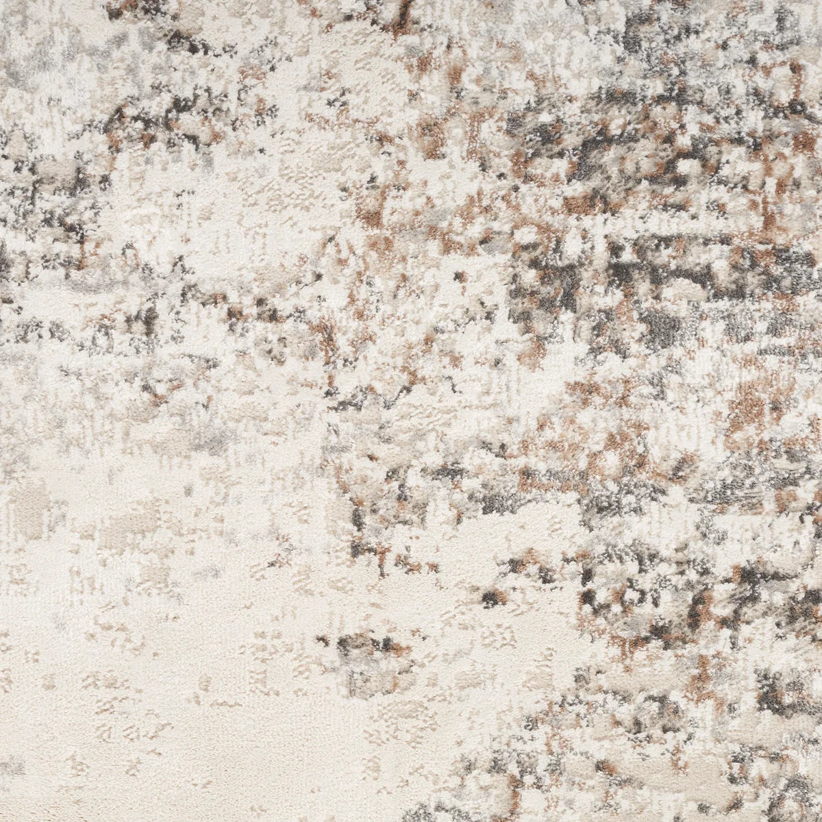 NEW - Calvin Klein Luminosity Ivory Gray Area Rug, 5ft 3in x 7ft3in - Retail $159