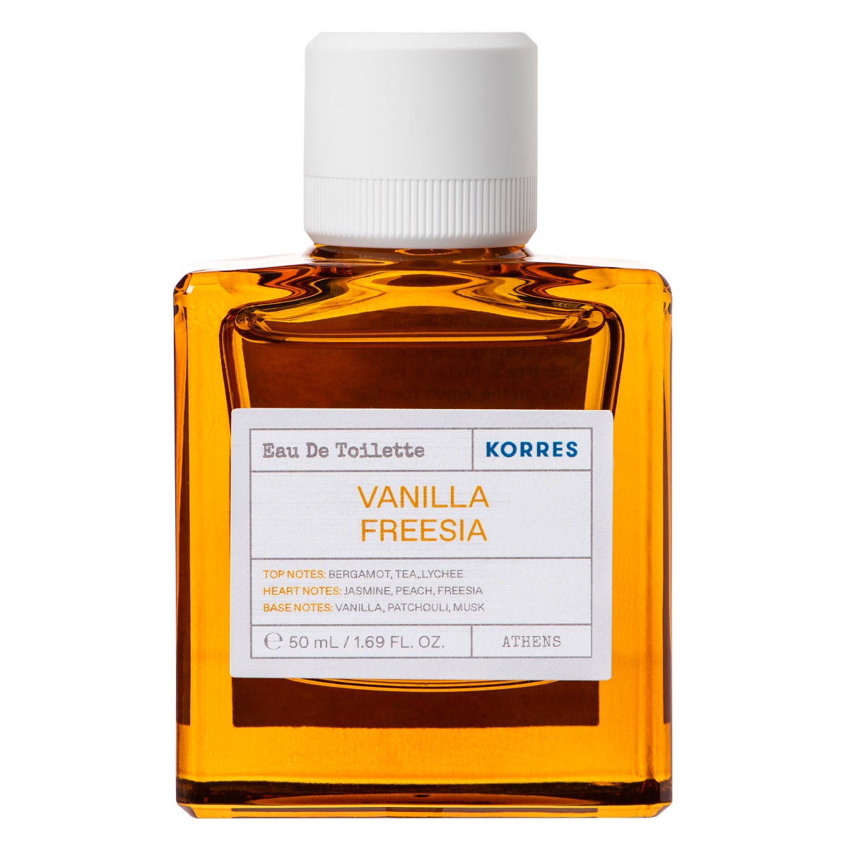 NEW - KORRES Vanilla Freesia Eau de Toilette, 1.69 fl oz