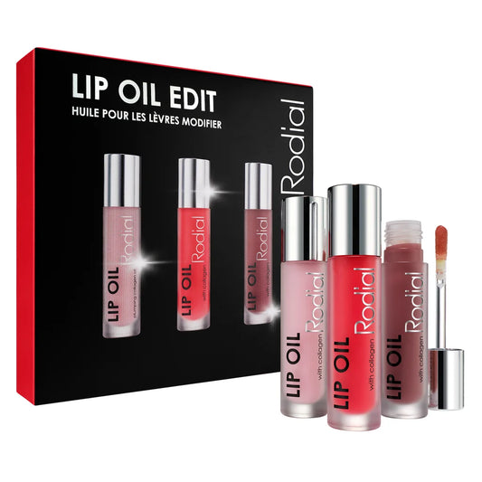 Rodial Plumping Collagen Lip Oil Trio, 0.39 fl oz, 3-pack