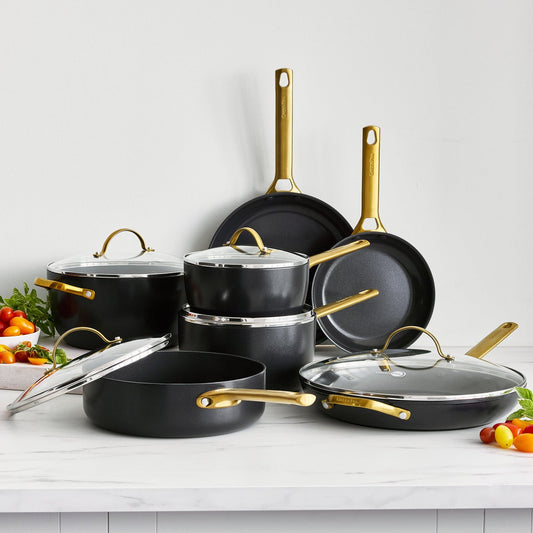 GreenPan Reserve 12-piece Cookware Set  - Retail $280