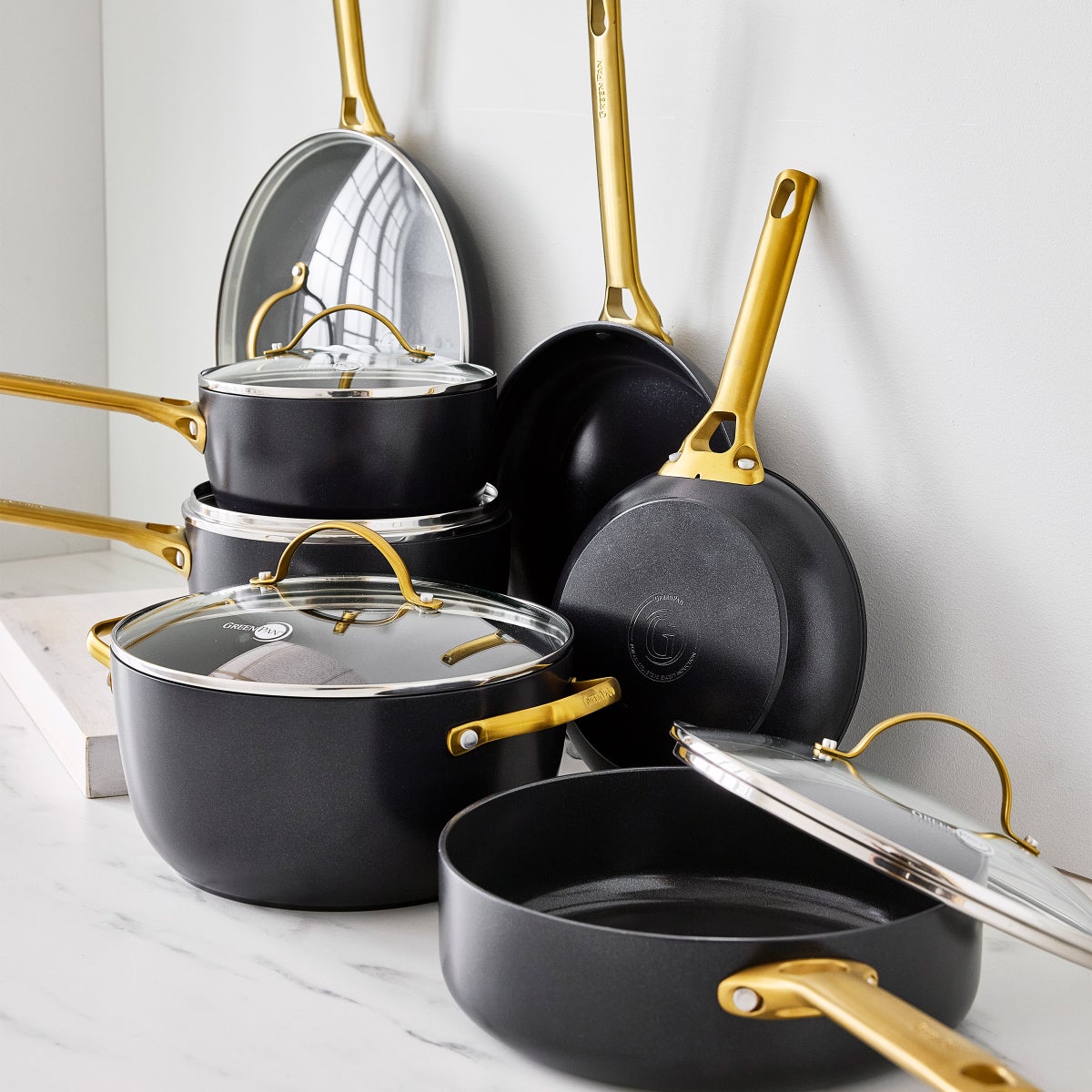 GreenPan Reserve 12-piece Cookware Set  - Retail $280