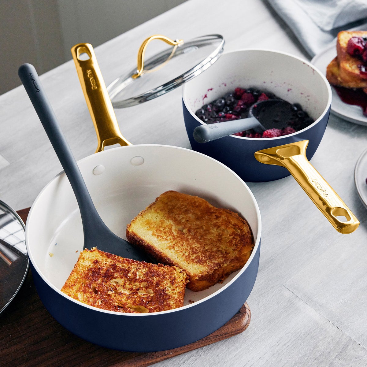 GreenPan Reserve 12-piece Cookware Set - Navy