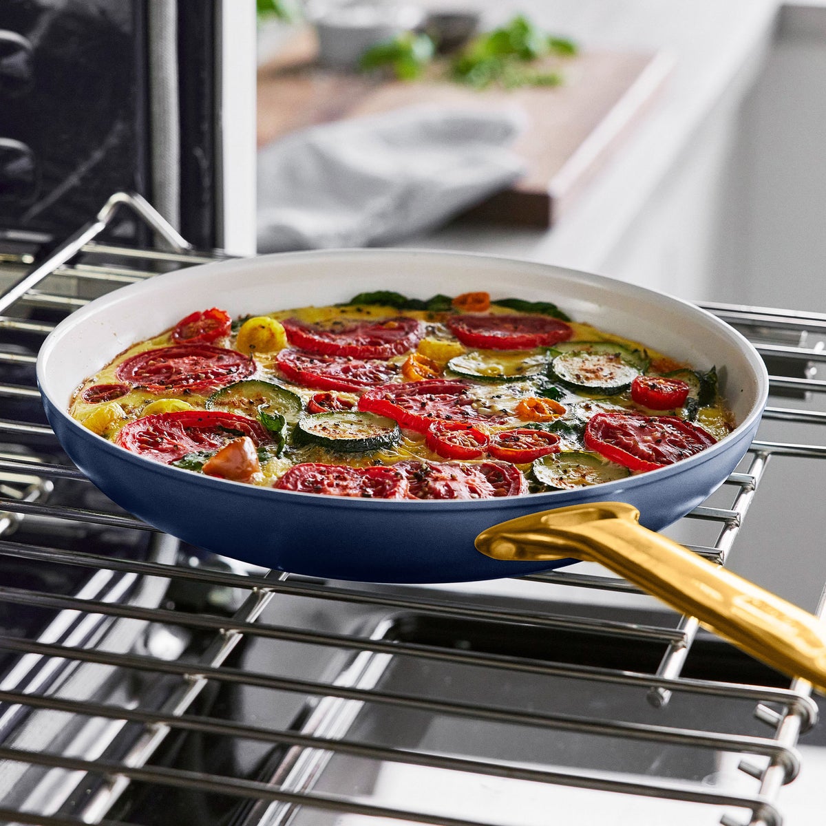 GreenPan Reserve 12-piece Cookware Set - Navy