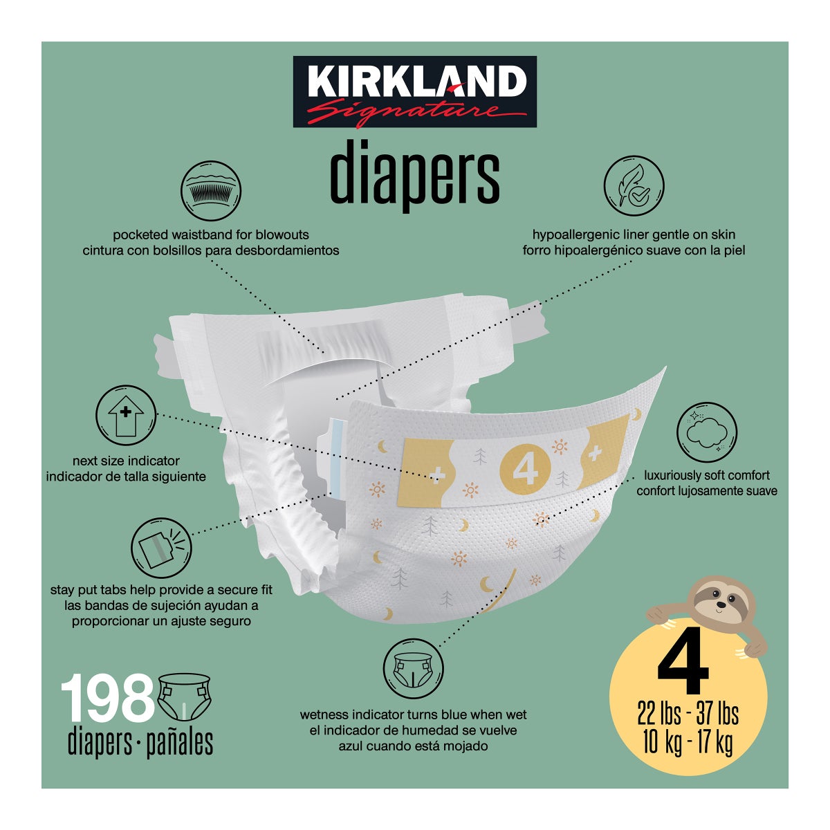 Kirkland Signature Diaper Sizes 4