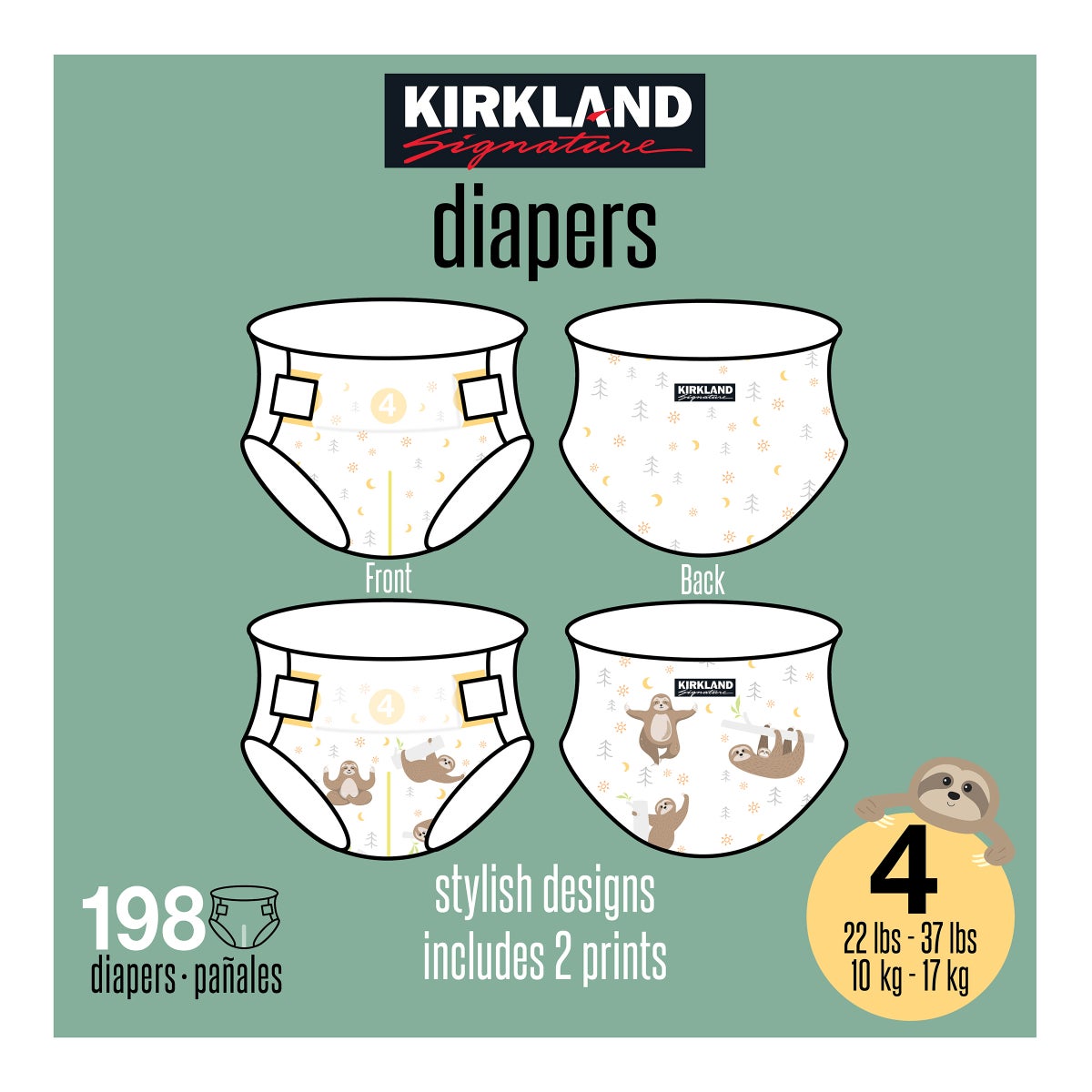 Kirkland Signature Diaper Sizes 4