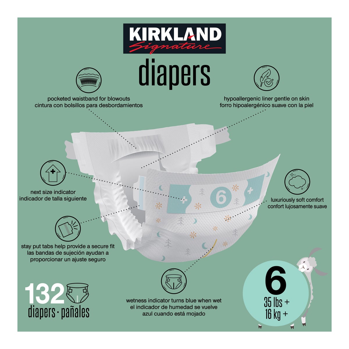 Kirkland Signature Diaper Sizes 6