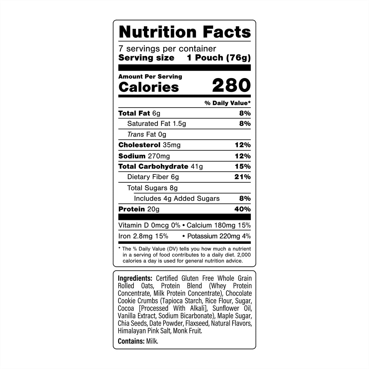 Oats Overnight Variety Pack, 20g Protein Shake, Cookies & Cream & Chocolate Peanut Butter Banana  (14-pack + BlenderBottle)