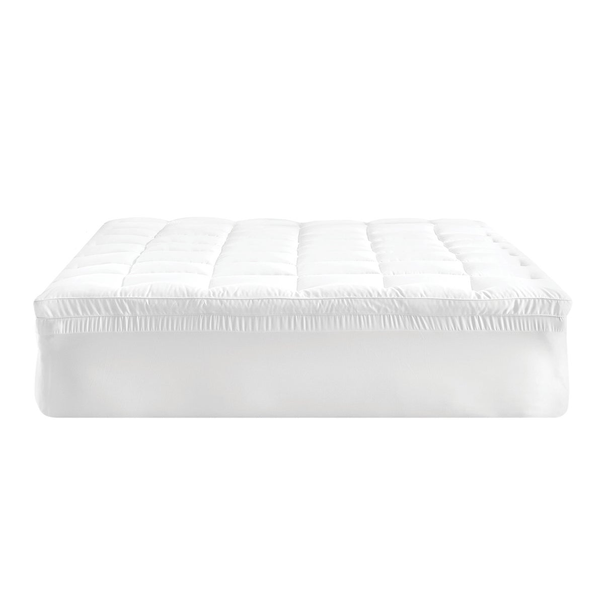 Bodipedic 4" Hybrid Memory Foam and Fiber Mattress Topper- QUEEN