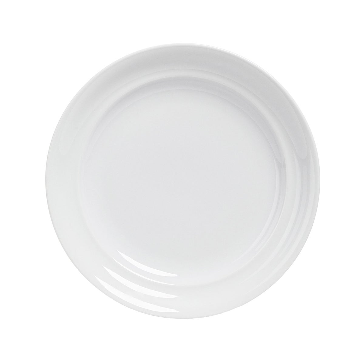 over&back Rimmed 12-piece Glossy Porcelain Dinnerware Set