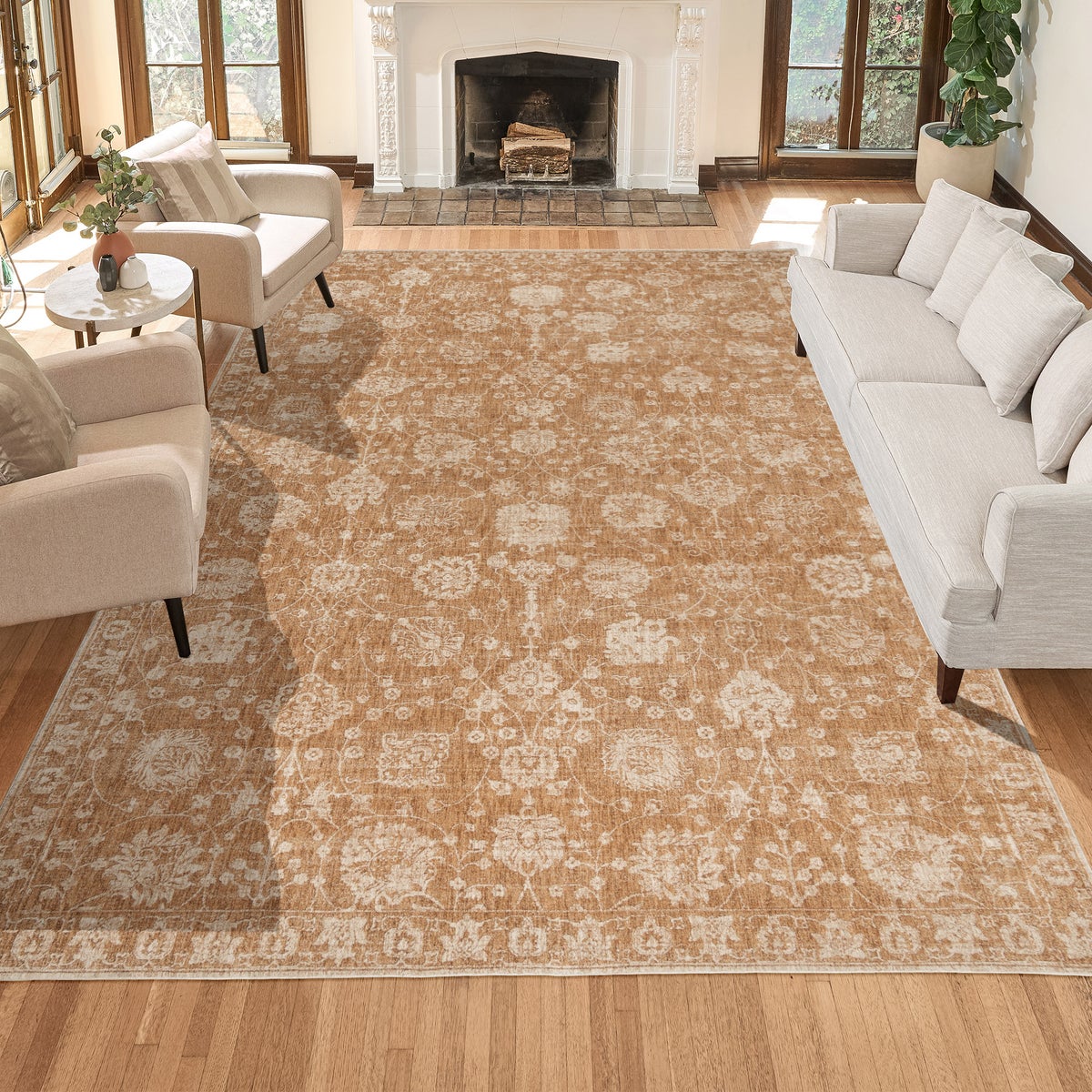 NEW - Gertmenian Avalon Rug Collection, Sabine Copper 8' 8" x 13'