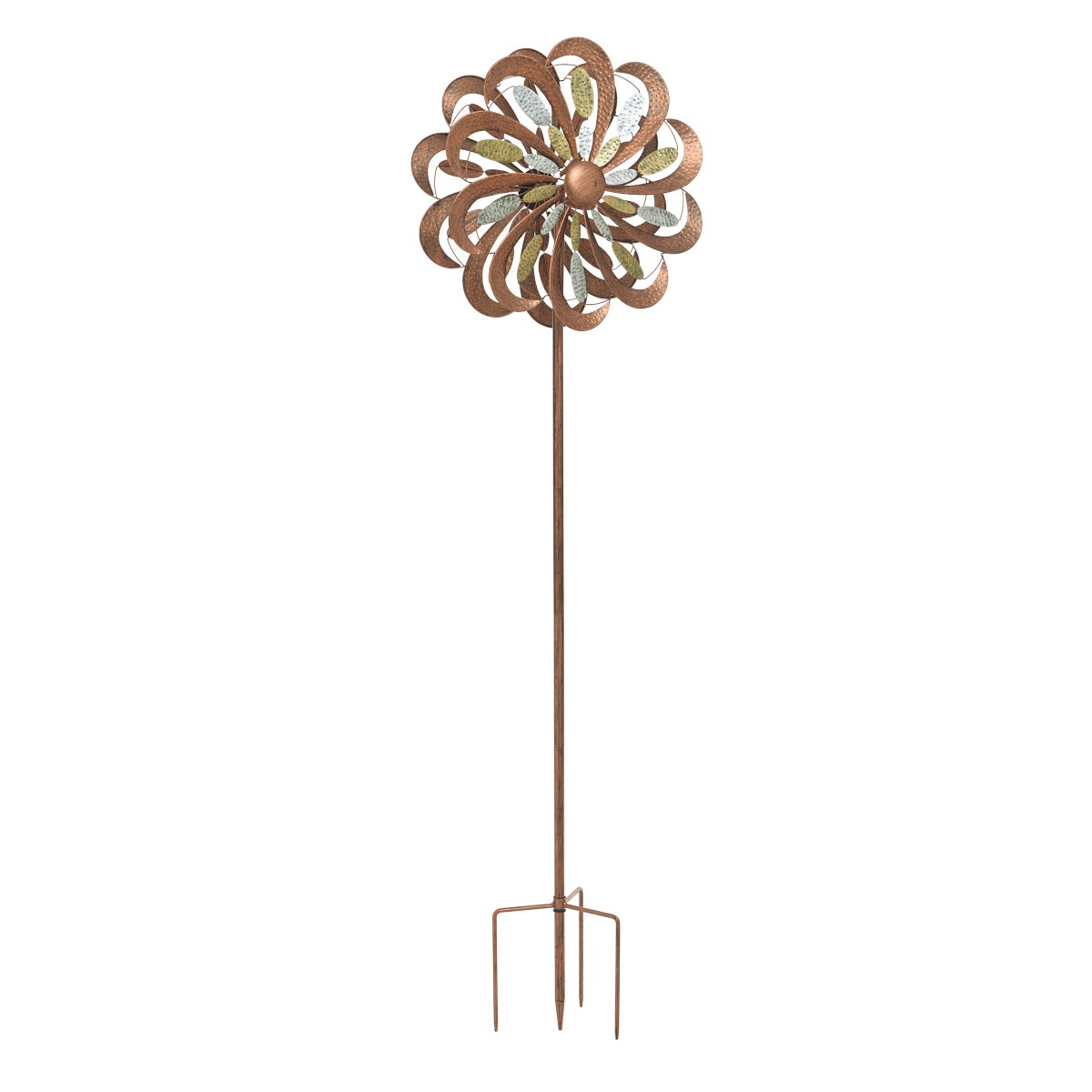 Tri-metallic Wind Spinner