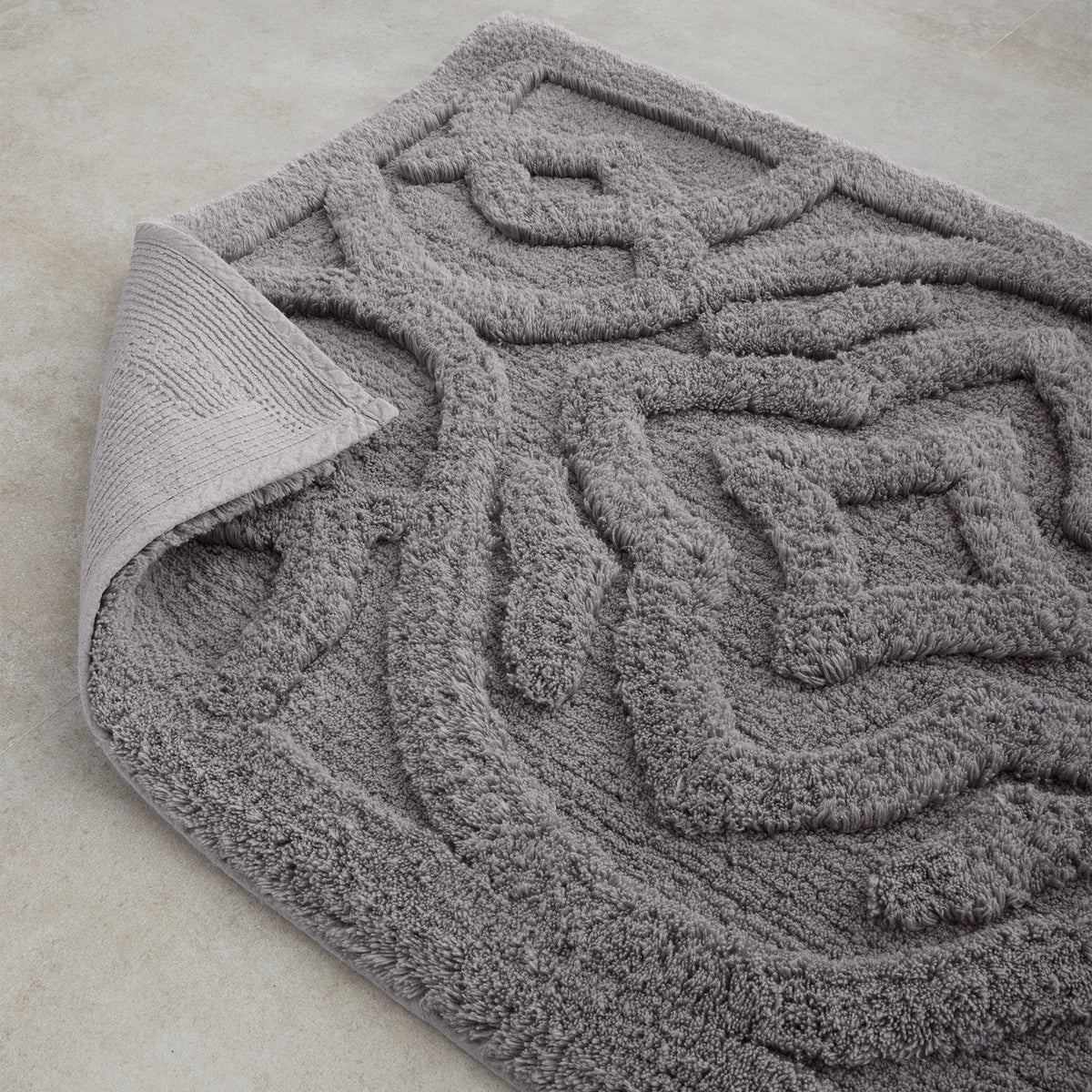 WelHome 100% Cotton Tufted Bath Rug