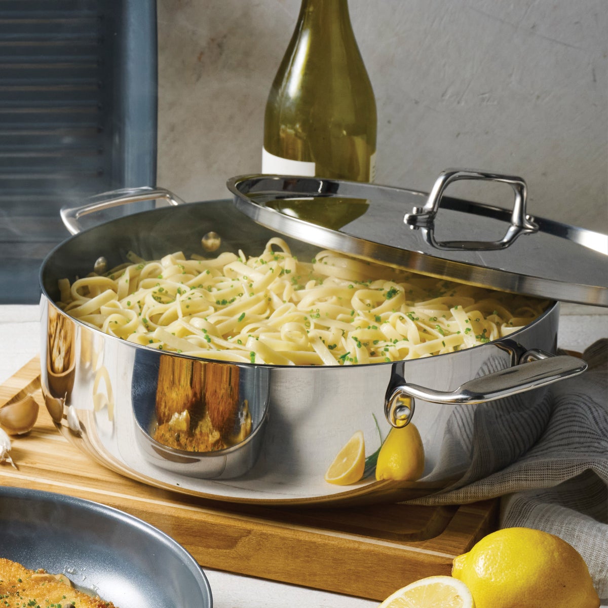 NEW - Tramontina 6.5 Qt Covered Casserole, 12-inch Dosa Tawa & Tadka Set