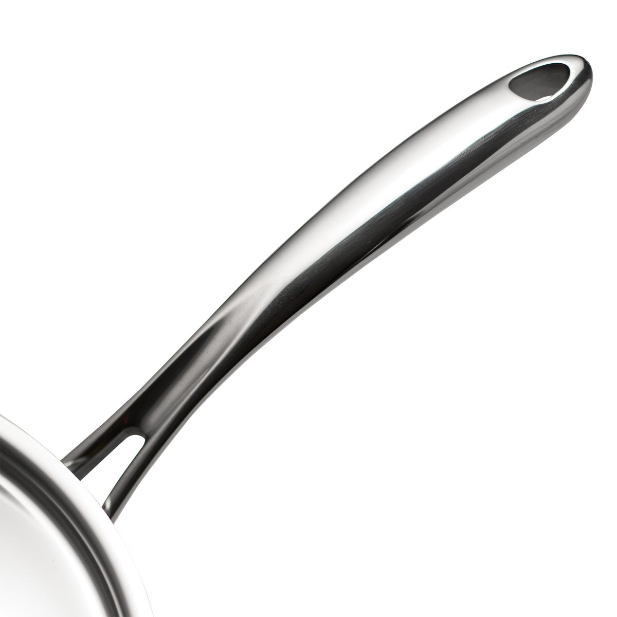 Tramontina 4-piece Stainless Steel Fry Pan Set with Ceramic Nonstick Interior and Lids