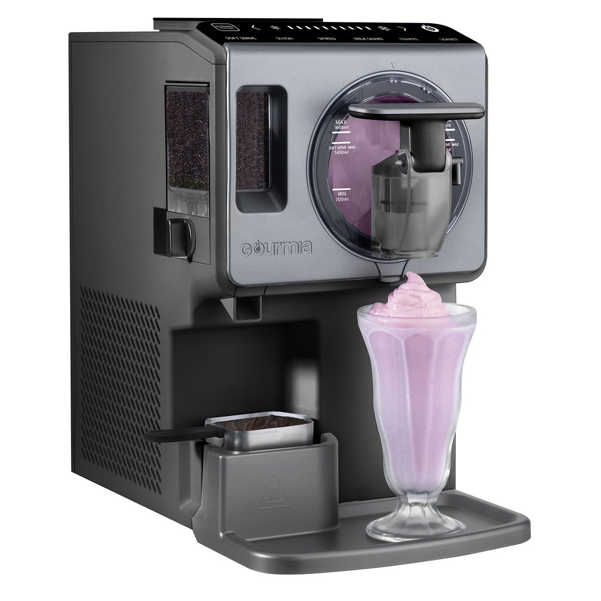 Gourmia 2 Quart Automatic Soft Serve Ice Cream and Frozen Drink Maker